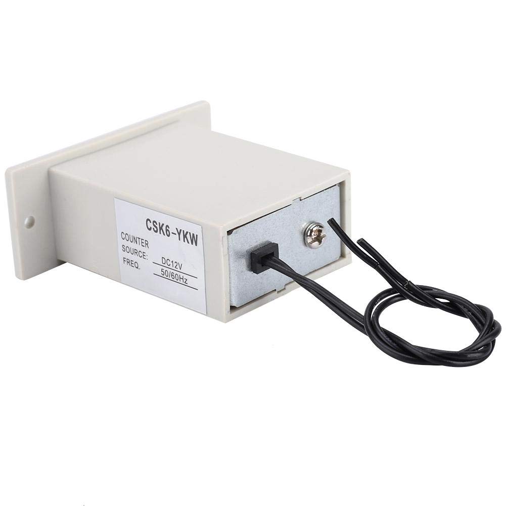 Digitální elektromagnetický čítač s počítáním Multifunkční elektronický pulzní čítač pro průmyslovou výrobu a výzkum Počítadlo, 6místné