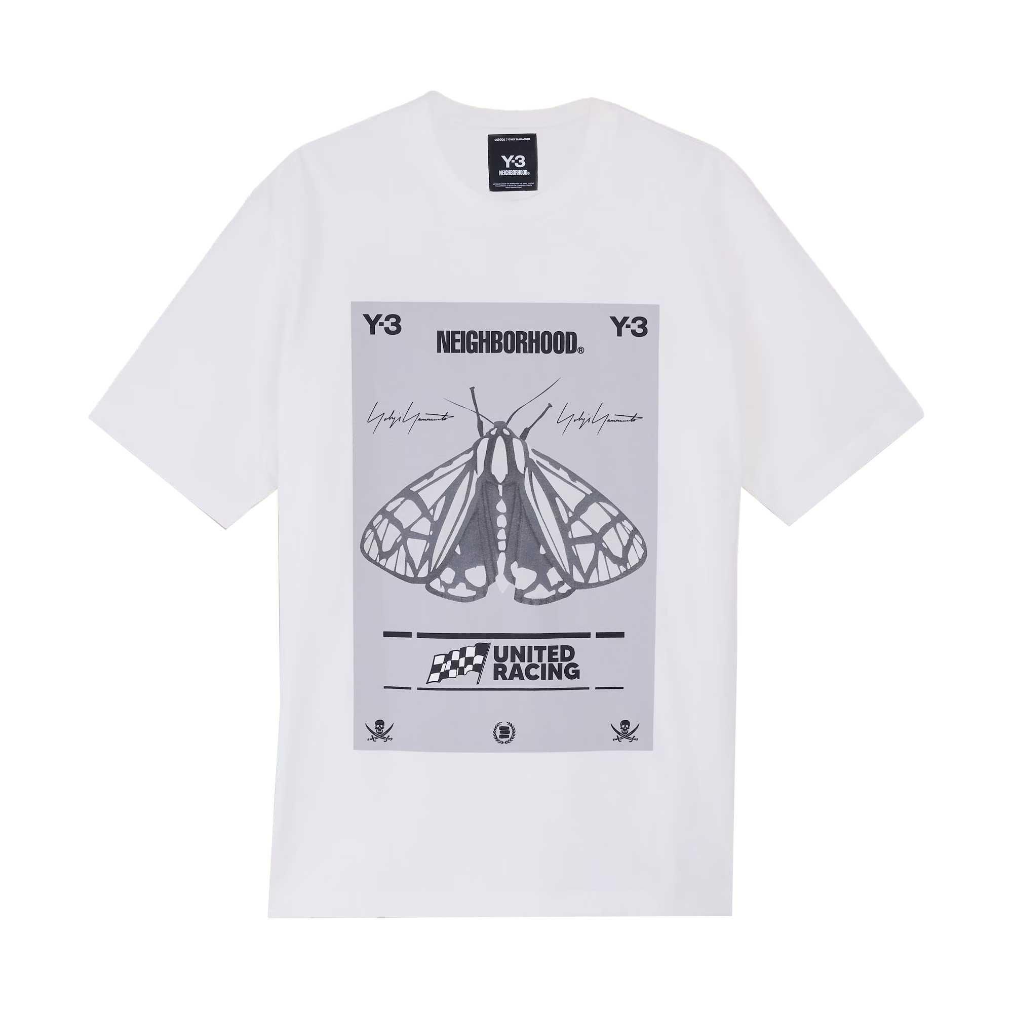 adidas Y-3 NBHD Graphic T-shirt White Men s JX7437 L