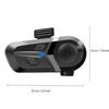 Auricolare Bluetooth 5.3 per Casco Kit Vivavoce Senza Fili per Telefono Auricolare Impermeabile per Moto Lettore Musicale Altoparlante