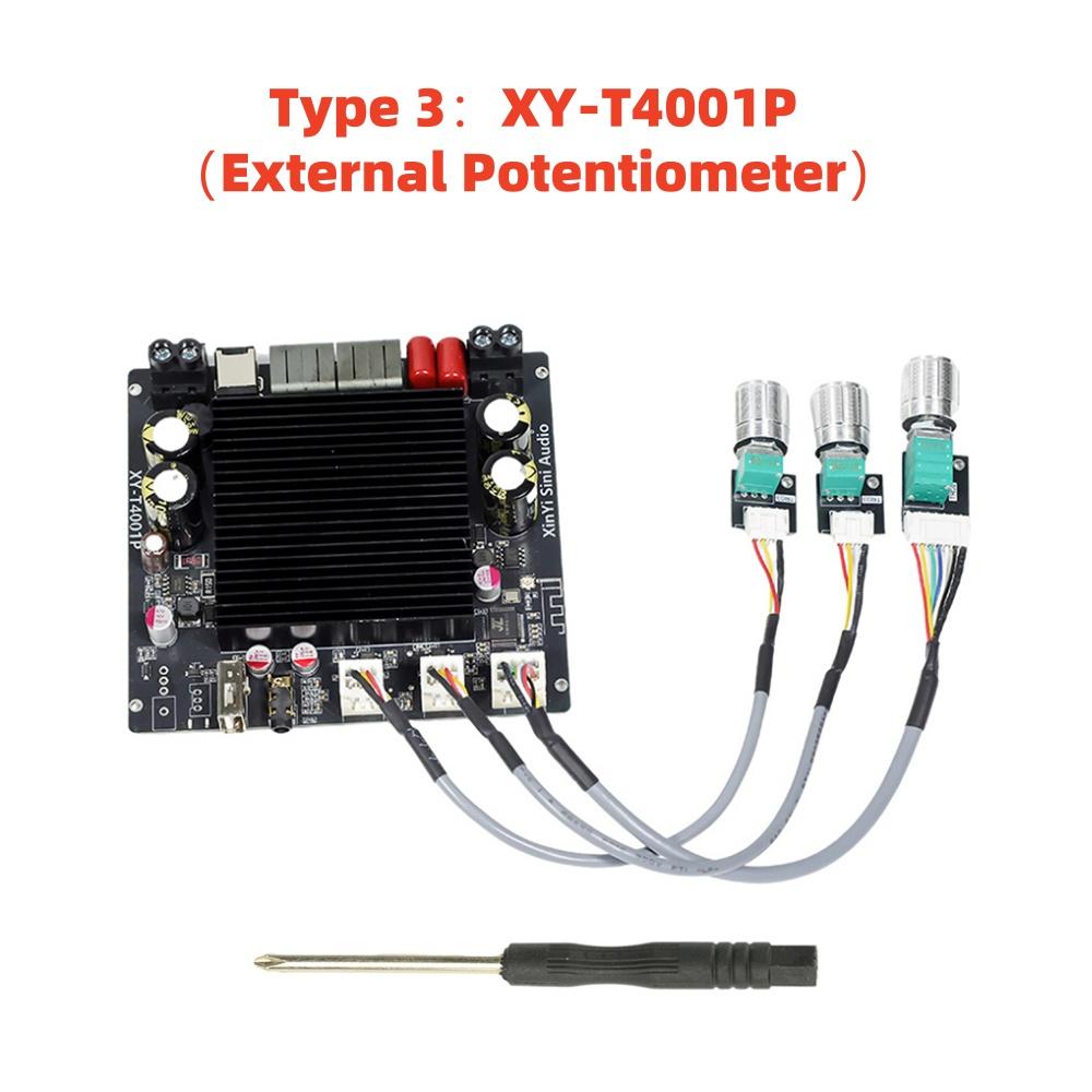 XY-T2001P/XY-T4001P/XY-T6001P TWS True Wireless Pairing Amplifier Board 200W/400W/600W Mono TPA3223/TPA3255 with Bass Treble