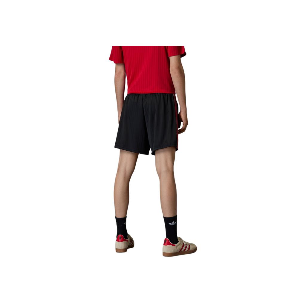 adidas Originals Logo Lace Loose Fit Three-Quarter Casual Shorts Men Shorts Black JF0356
