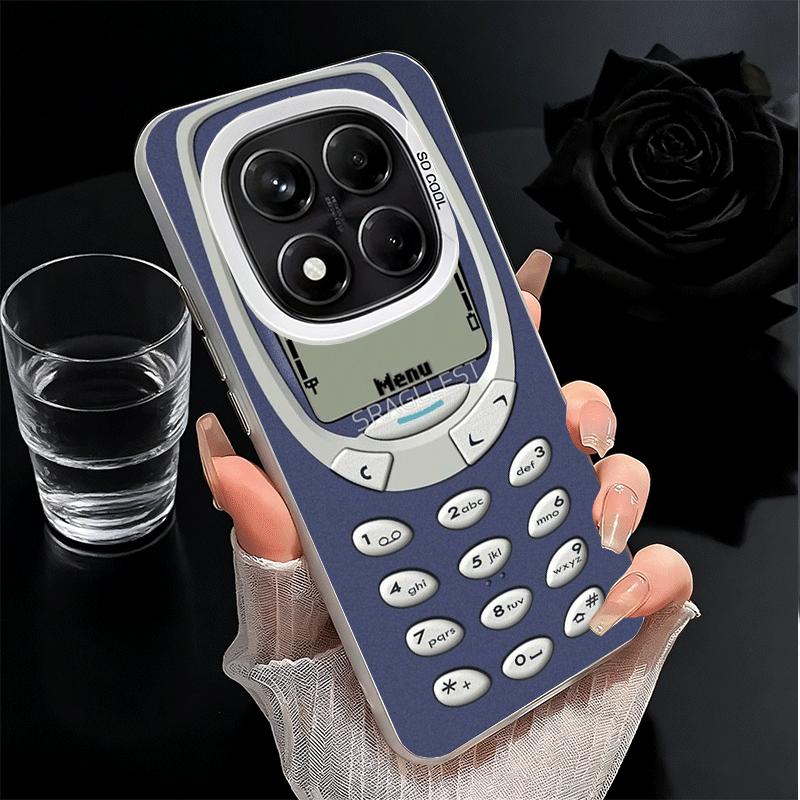 Funny Retro Callphone Shockproof Phone Case for Xiaomi Redmi Note 15 14 13 12 Pro Plus 11 11S 11T 5G Cover Anti Fall Fundas