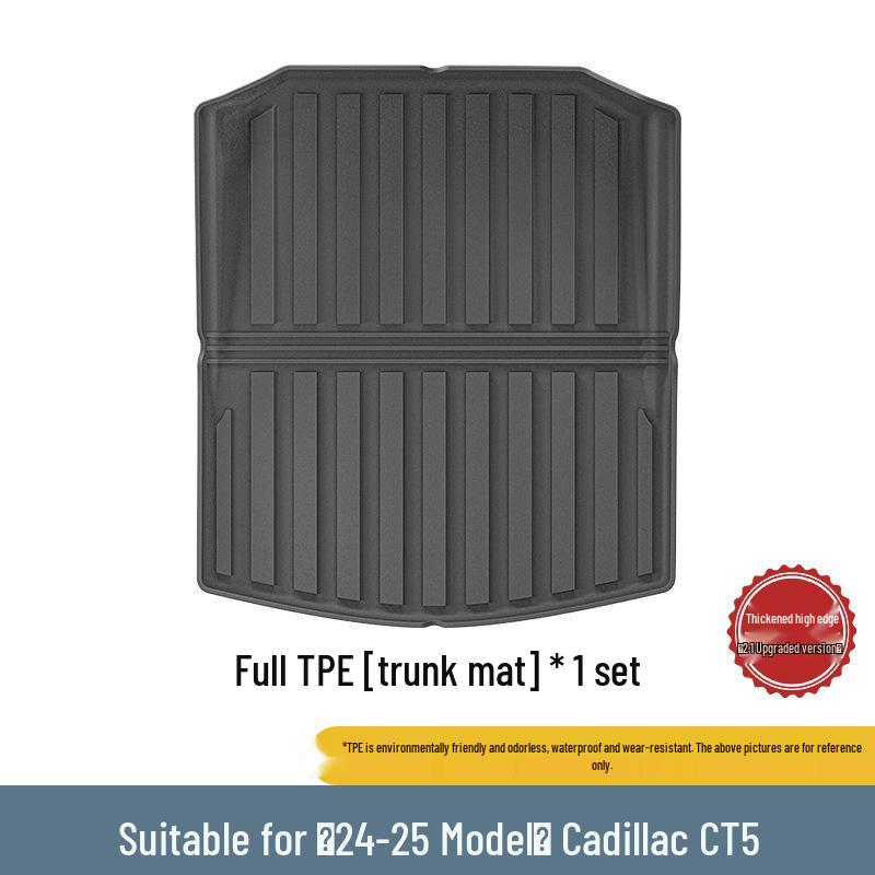 Eco-Friendly TPE Floor & Trunk Mats for 24-25 Cadillac CT5