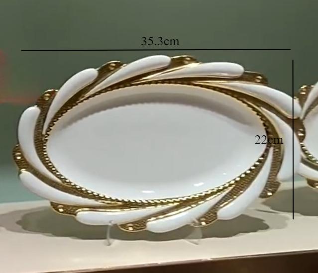 Phnom Penh Ceramic Dining Plate Dessert Bowl Cake Stand Steak Plates Soup Plate Fruit Salad Bowl Snack Bowls Sashimi Plates Dish