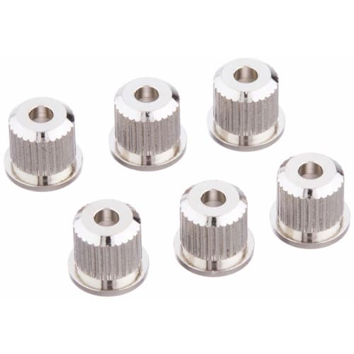 GOTOH String Bushings, for Guitar, Set of 6, Nickel (PTLB-1N) TLB-1N