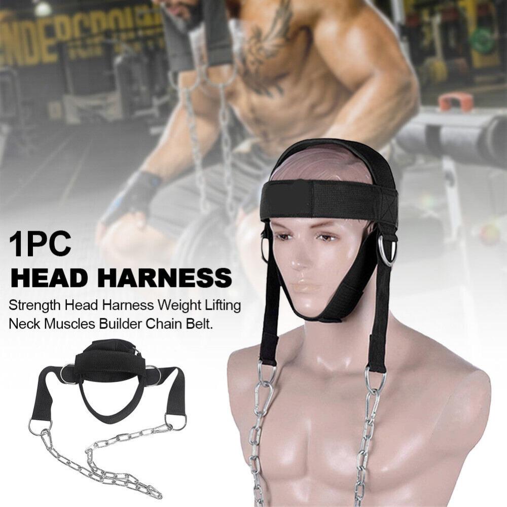 Iron Chain Head Trainer Neoprene Top Weight Training Headgear New Exercise Neck Cap  Gym