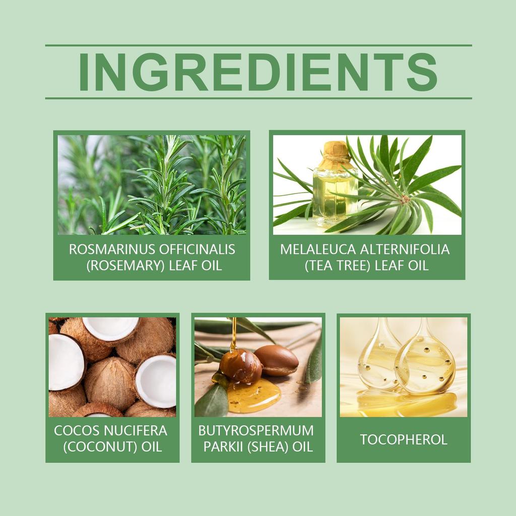 Hoegoa Rosemary Hair Care Oil – Nourishing, Moisturizing, Repairing, Hydrating, Smooth, and Softening Hair Care Oil