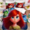3D Printed Inside Out Duvet Cover Pillowcase Girl Bedding Set Adult Boy Girl Bedroom Decoration Children Single Double
