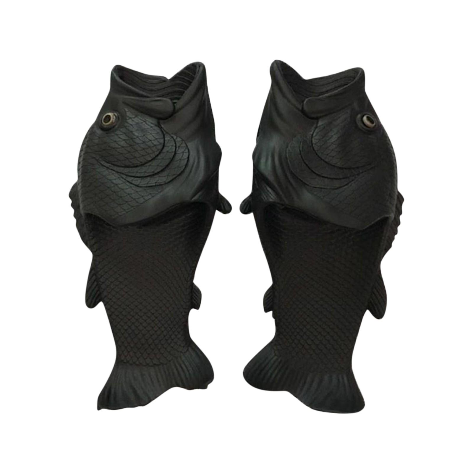 

Funny Slippers Man Footwear Family Shoes Parent-child Sandals Plus Size 24-46 Summer Beach Shoes Boys Unisex Fish Slippers 34