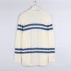Sunshine House Autumn New Arrival Export European and American Women's Clothing Linen Blend Stripes Knitwear Cardigan Shawl Sun Protection