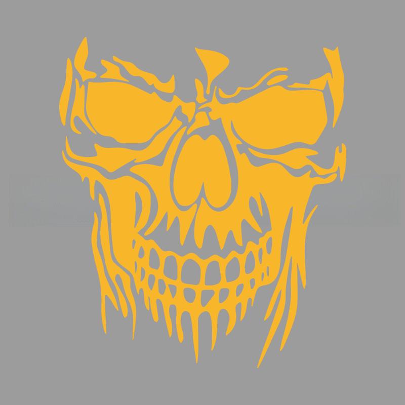 Evil Fanged Skull Creative&funny Stickers for Cartoon Fans&lover,high Quality for Car Trucks Motorcycles &laptops