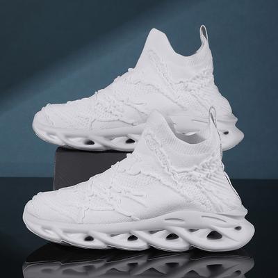 Platform Men&Women Breathable Mesh Socks Walking Shoes Blade Slip-on Sport Sneakers Running Training Super Light Footwear