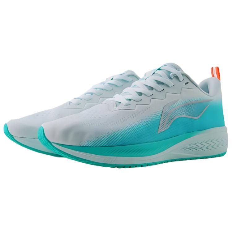 Li Ning Red Hare 6 Comfortable And Breathable Slip Resistant Low top Running Shoes Women's Green White ARMT016-5