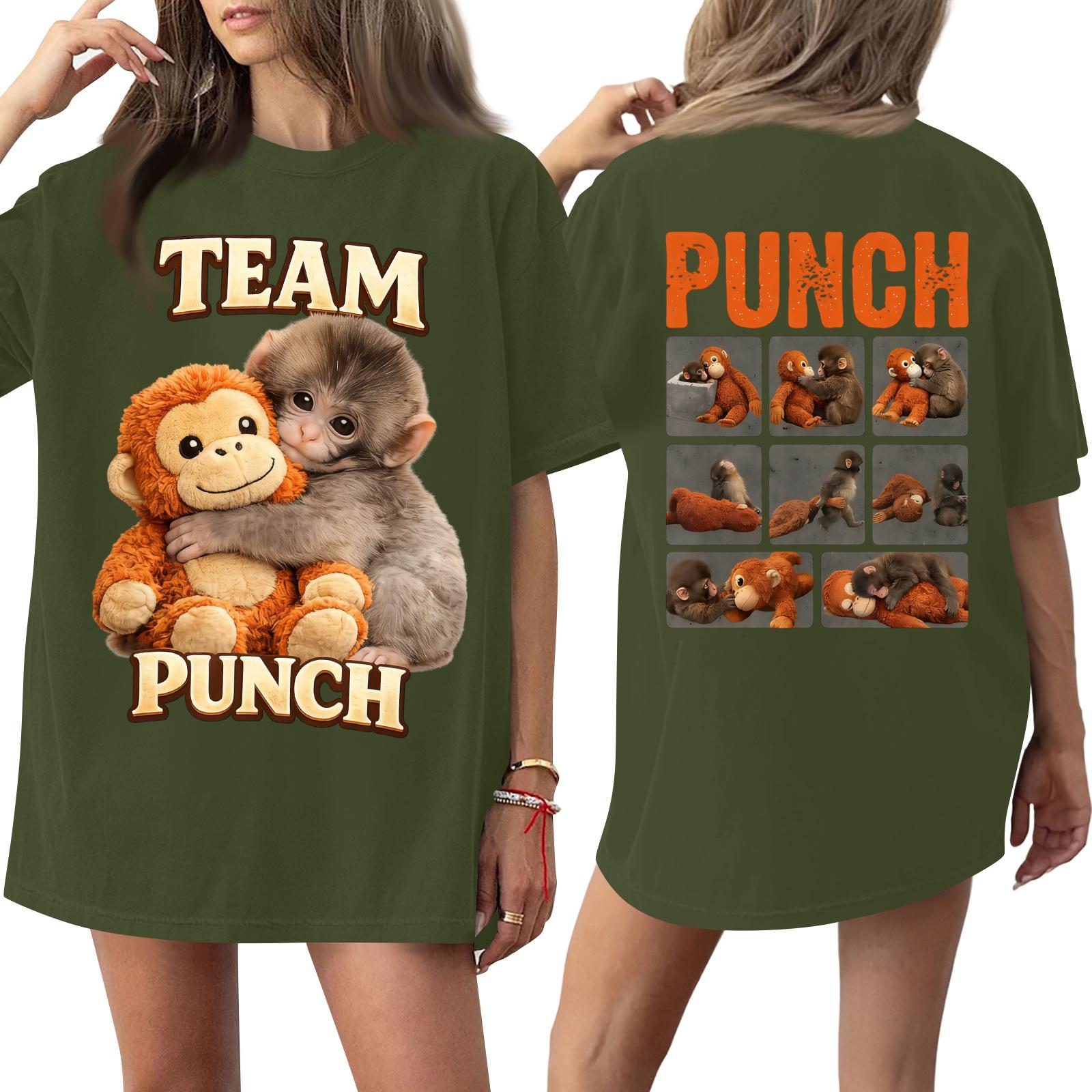 

Женские модные повседневные пуловеры с короткими рукавами и круглым вырезом с принтом L армия зеленый