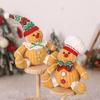2 Stück Handgefertigte Lebkuchen-Tischdekoration für Valentinstag, Hochzeit, Geburtstag
