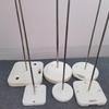 Stainless Steel Telescopic Balloon Stand: 1.5m Base, 1.8m & 2m Poles with Water-Filled Base