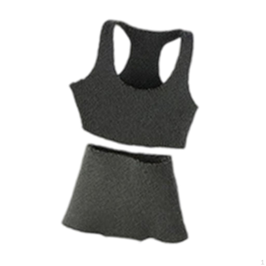 Sportweste Shorts Set im Maßstab 1/12 für Figurenkörper Miniatur BH und trendig beweglich