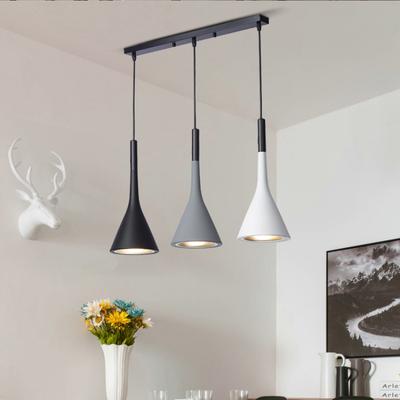 Three Head Dining Room Chandelier Creative Personality Bar Living Room Aluminum Lighting