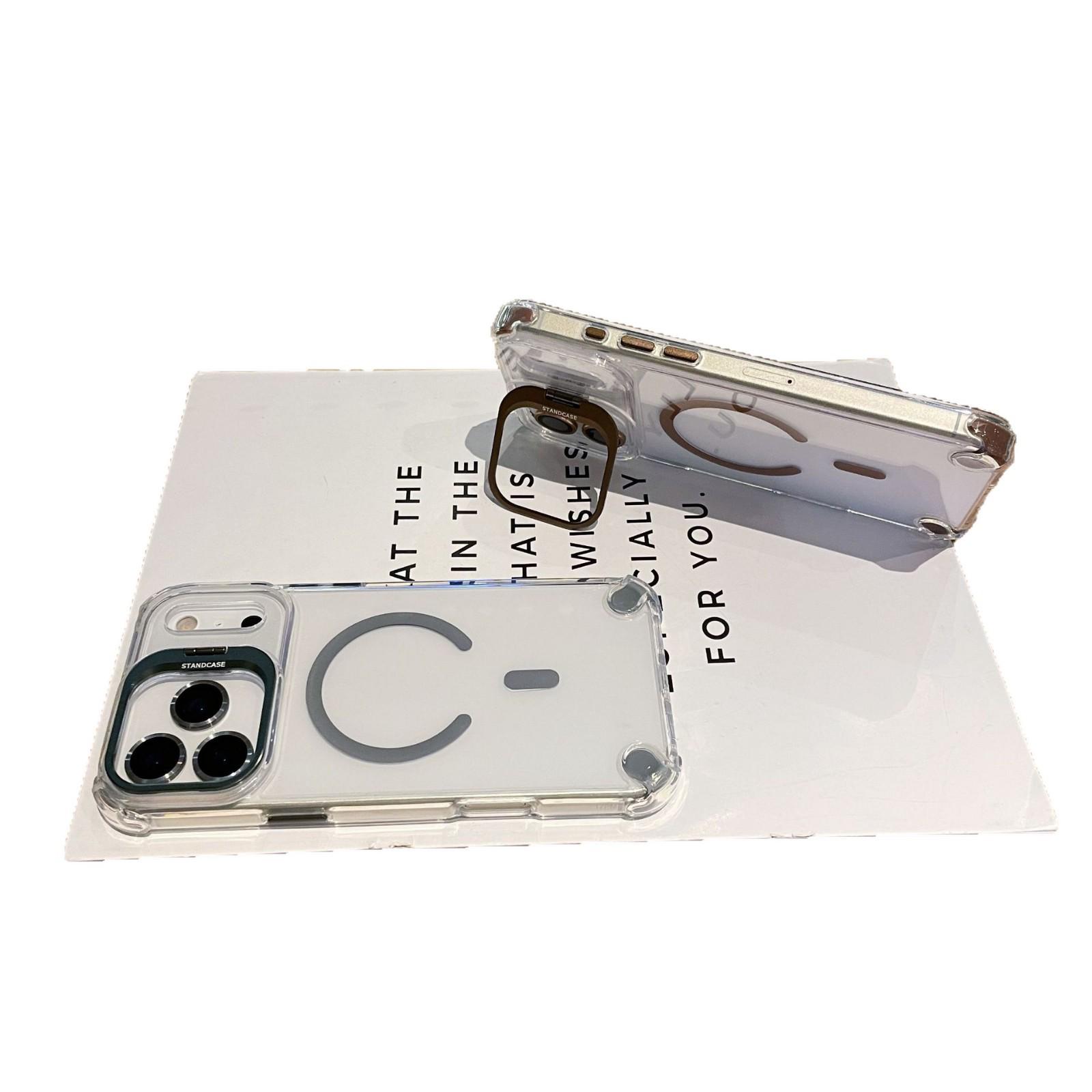 iPhone 17 Pro Max Clear Magnetic Lens Holder Case - Drop-Proof, Full Coverage iPhone 17