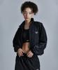 Rival Crop Windbreaker (W) - Black