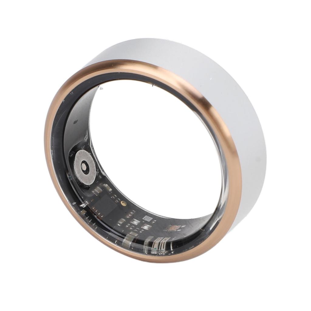 Smart Ring Movement Tracks 50 Meters Water Resistant Lightweight Aluminium Alloy Sports Ring