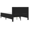 LED Light Strip Bed Frame with Headboard 2 pcs PU Leather