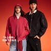 Li Ning Sports Lifestyle Series Baseball Collar Embroidered Pattern Letter Couple Cotton Jacket Unisex Jacket AJMW199-4