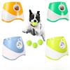 Dog Ball Thrower Launcher for Dogs with 3 Tennis Ball Interacive Dog Toy Indoor Outdoor Adjustable Distance Automatic Serve