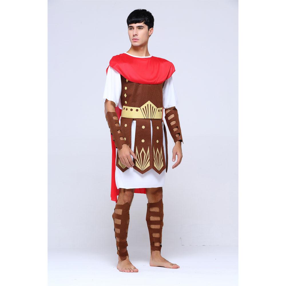 Disfraz de Guerrero Gladiador Greco Romano para Hombres Adultos Disfraces de Caballero Julio César Halloween Carnaval Mardi Gras Disfraz de Fantasía Umorden