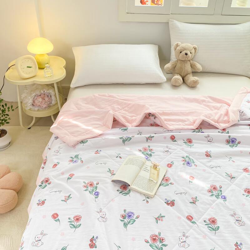 Paui David Branch Pattern Washed Summer Quilt