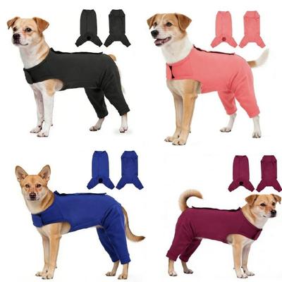 Dog Surgical Suit for Back Legs Rear Leg Sleeve To Stop Licking Spay Recovery Suit for Abdomen Wound Skin Diseases