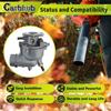 Carbhub Carburetor Replacement For 390323 394228 398170 7HP 8HP 9HP Horizontal Engines Troybilt Carb