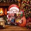 Santa Claus Storage Rack Xmas Tree Dim Sum Display Tray Festival Desktop Ornament  Christmas Party
