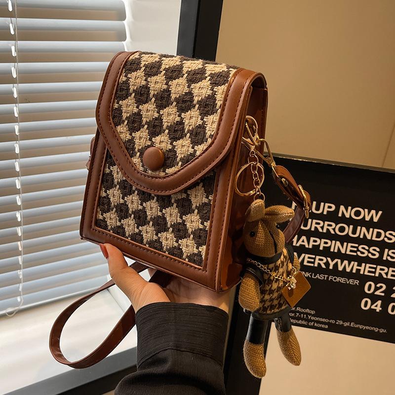 

Модная маленькая сумка кроссбоди для телефона во французском стиле для женщин