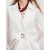 ELLE White Agate River V-Neck Blouse