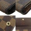 Used LOUIS VUITTON Key Holder  Multicles4 N62631 Damier Brown Brown 4 Hooks