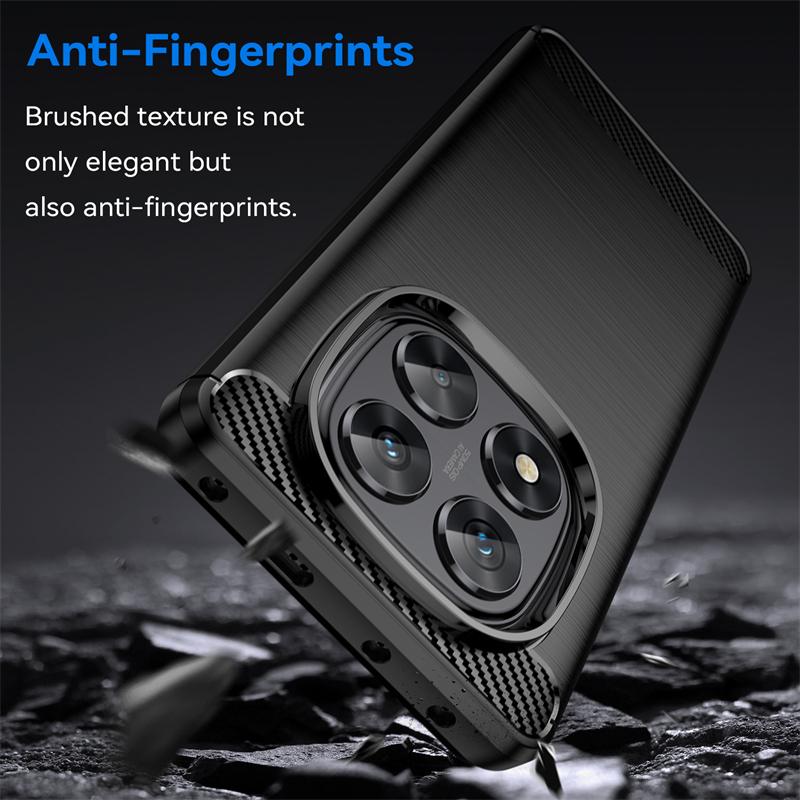 For Redmi Note 14 Pro Case Anti-knock Silicone Carbon Fiber Back Cover Redmi Note 14 Pro Plus Case For Redmi Note 14 Pro 5G Case