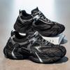 New Fashion Men 's Four Seasons Comfortable Thick Sole Shoes Students BoysTrending Soft Sole Breathable Casual Running Sneakers