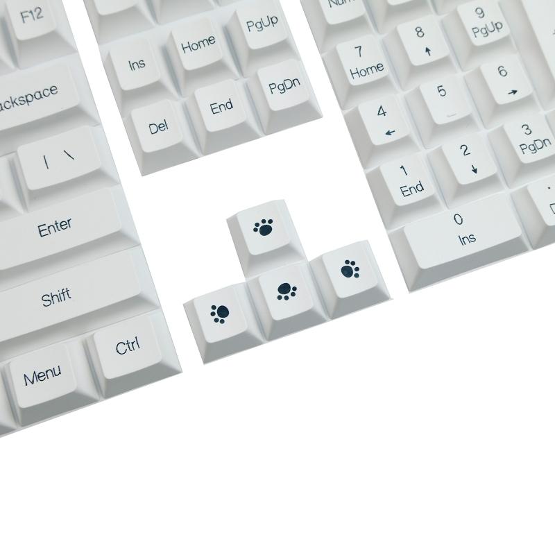 142 Keys  Keycaps Panda  PBT Sublimation Keycap  Profile Fit for 64 68 87 104 Mechanical Keyboard Keycap