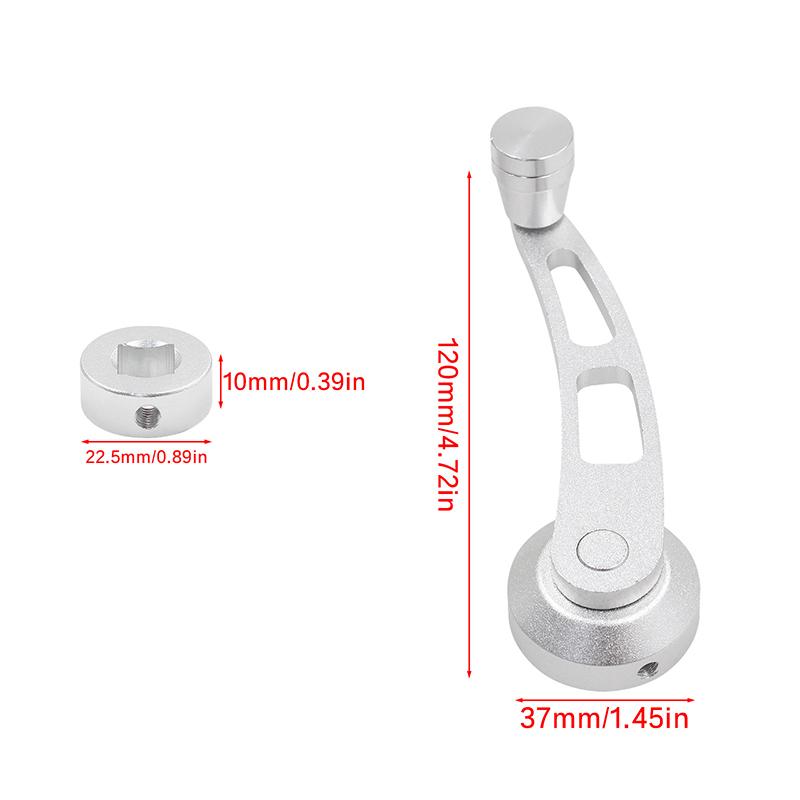 1set Aluminum Alloy Car Window Close Hand Crank Handle Winder Riser Replacement Manual Auto Window Closer Handle for Older Car