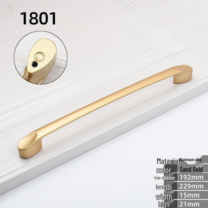 Modern Minimalist Gold Nordic Cabinet & Drawer Handles