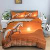 Animal Horse Bedding Set Boys Girls Twin Queen Size Duvet Cover Pillowcase Bed Boys Adult Fashion Home Textileextile