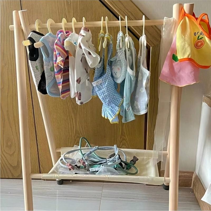 1 Set Of 10pcs Pet Hangers, Invisible Clothes Stretcher For Dogs And Cats Valentine's Day, Valentines Wedding, Birthday, Pet Apparel Hangers