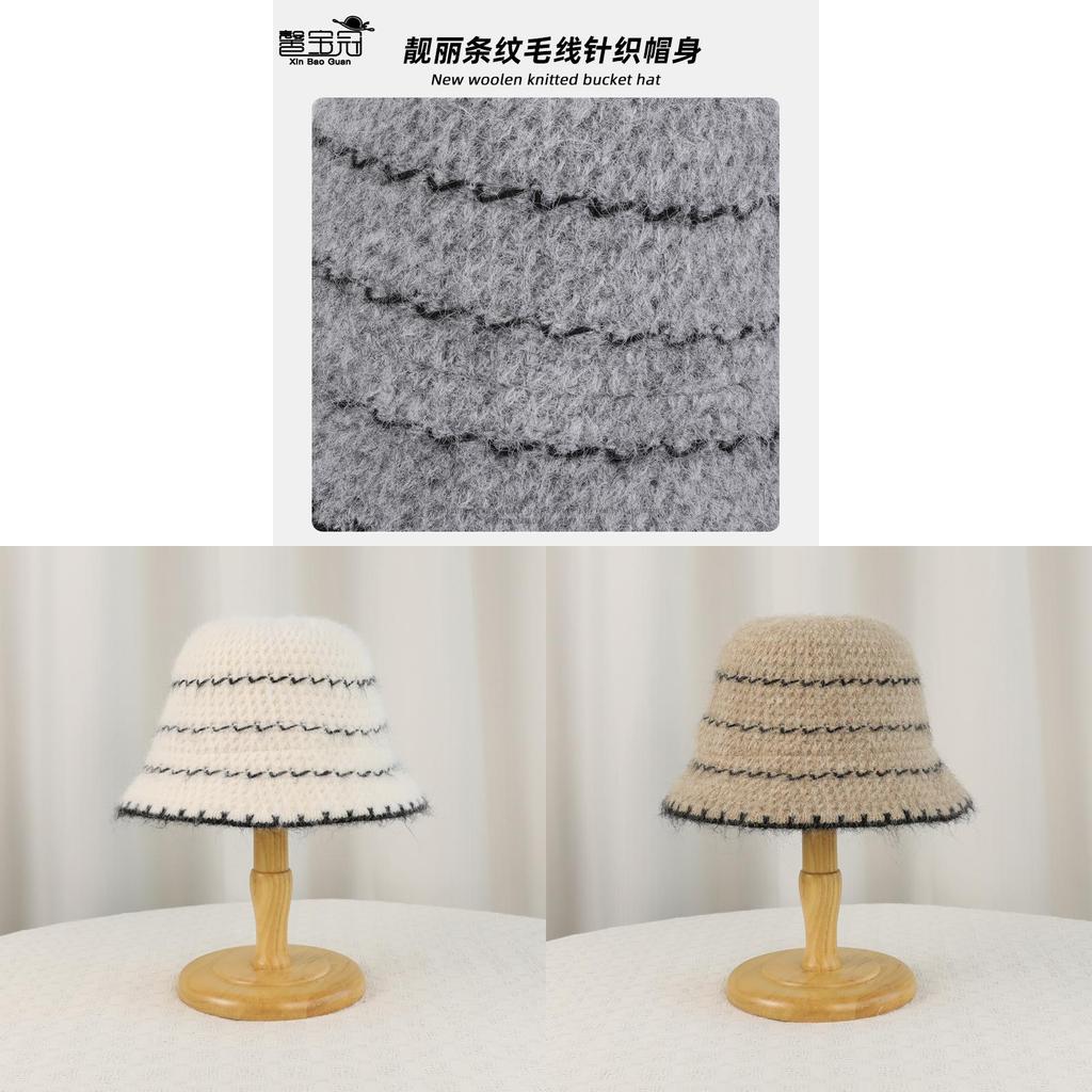 Gestrickter Fischerhut Mit Ohrenschützern Für Winter Herbst Freizeitkleidung