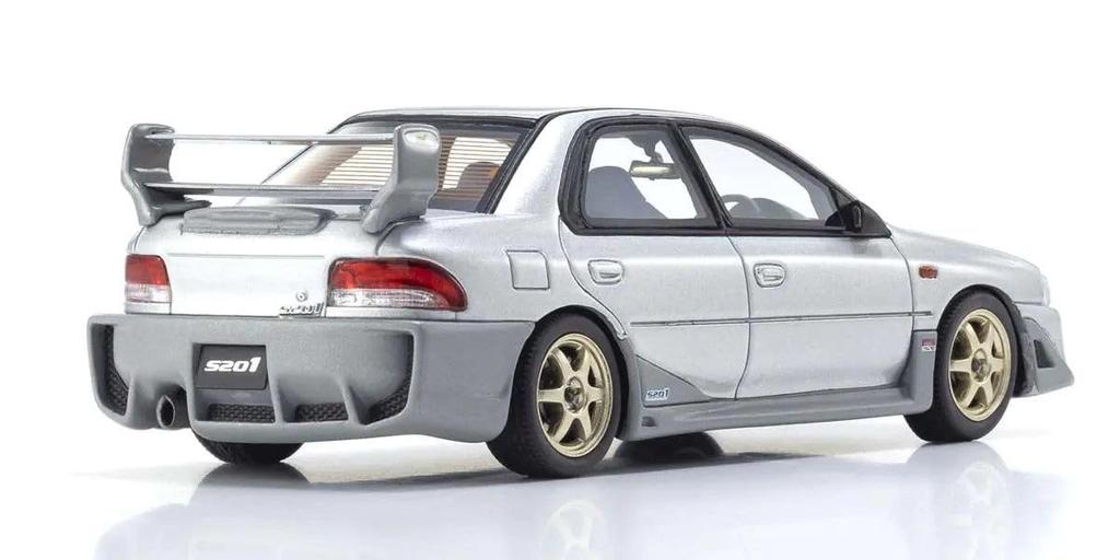Kyosho Original 1/43 Scale Subaru Impreza S201 Silver Finished Product