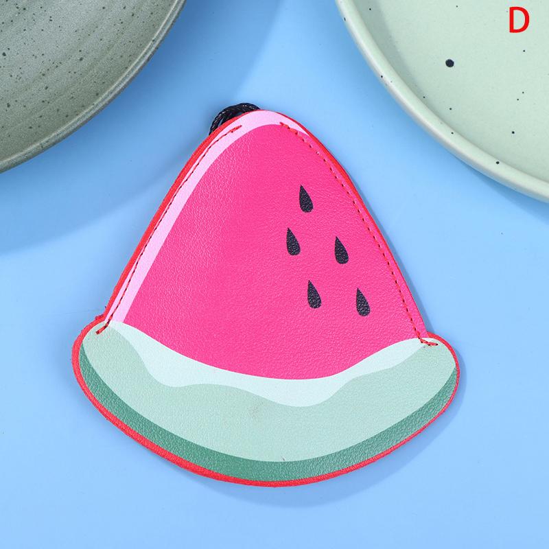 

Милый мультяшный фруктовый кожаный чехол для ключей из ПУ большой вместимости, универсальный чехол для ключей с открытым ртом, многофункциональный выдвижной чехол для ключей от машины, автомобиль D