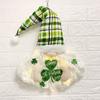 Patricks Day LED Lighted Gnome Doll Dwarfs Ornament Swedish Tomtes Hangings Sign Holiday Party Front Door Wall Gift