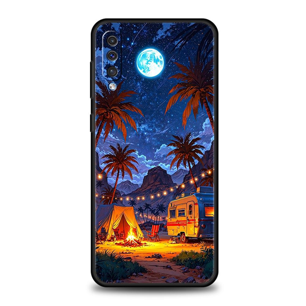 Combi Van Car Outdoor Camping Phone Case For Samsung A56 A36 A26 A34 A17 A16 A06 A14 A12 A54 A72 A22 A20e A52 A50 A40 A32 Cover