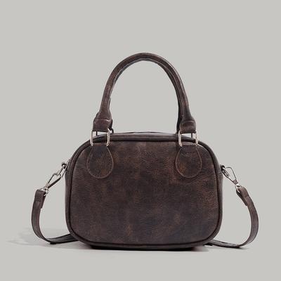 Taschen für Damen High-End-Gefühl 2024 Neu Herbst Winter Retro Mode Vielseitige Handtasche Bowlingtasche Einzelne Schulter Crossbody-Tasche Trendig