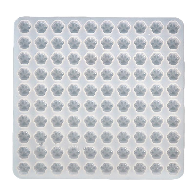 1Pc Handmade Mini Cat Paw Shape Wax Seal Stamp Silicone Mold DIY Craft Adhesive Waxing Cards Envelope Mould Making Tool